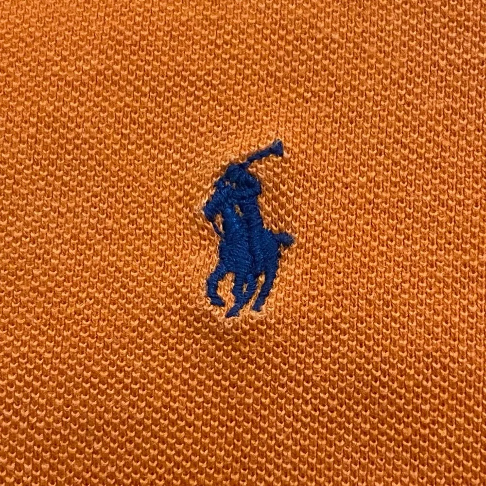 Polo Ralph Lauren Big‎ Boys’ Sz M Orange Iconic Mesh Polo Shirt